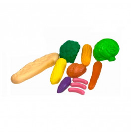 Игровой набор Colorplast "Продукты" 11 элементов пластиковые. 1-128