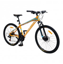 Велосипед взрослый 2-х колесный 26" LIKE2BIKE Active 1.0, оранжевый, рама алюминь 15" A212602