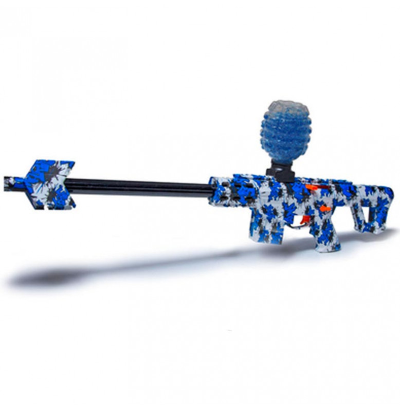 Игрушечный автомат на орбизах 40 см 555B-1Y_Blue-White