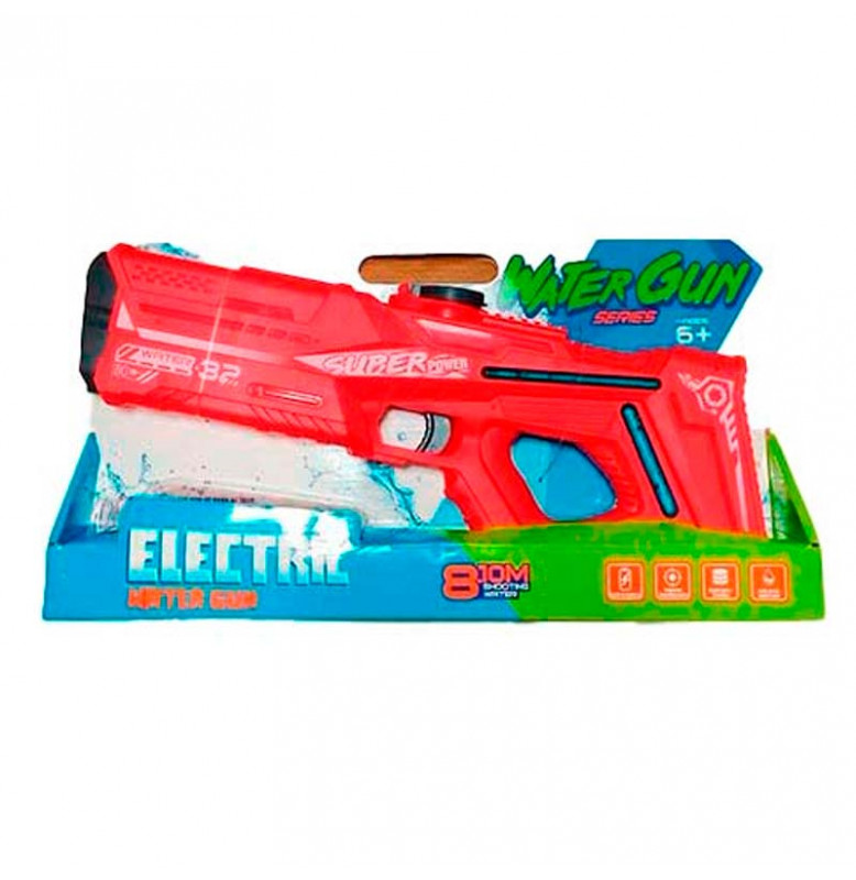 Водяной Игрушечный автомат WATER GUN с аккумулятором 9002A_Red