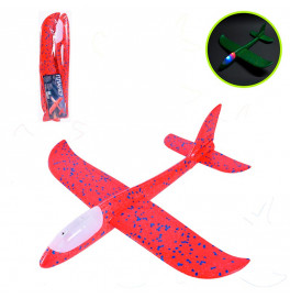 Запускалка самолет со светом C28002_Red