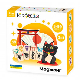 Настольная игра "Детский маджонг" 49 деталей из дерева 900552