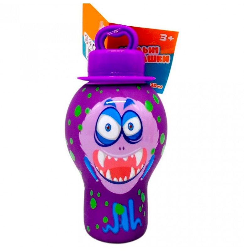 Мыльные пузыри с принтом монстра F602_Violet
