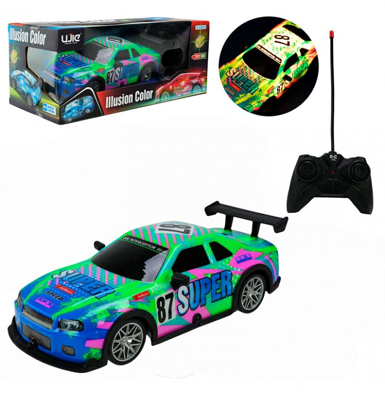 Машина Спорткар на радиоуправлении на аккумуляторе UJ99-P227_Blue-Green