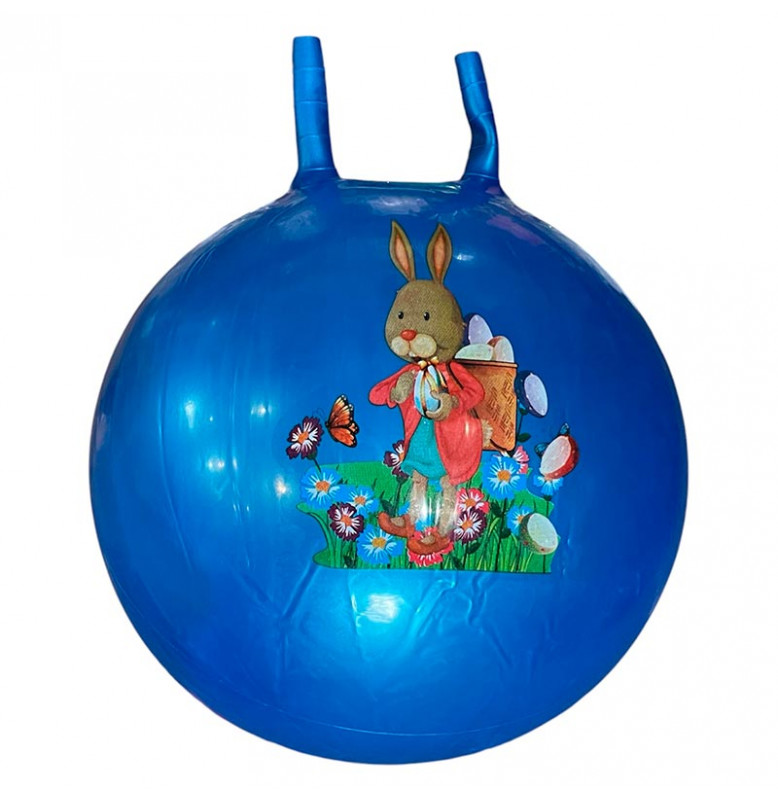 Мяч для фитнеса рожки 55 см 450 грамм RB26508_Blue