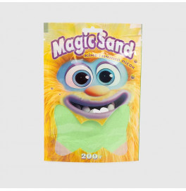 Magic sand в пакете 39401-2 зеленый, 0,200 кг 39401-2