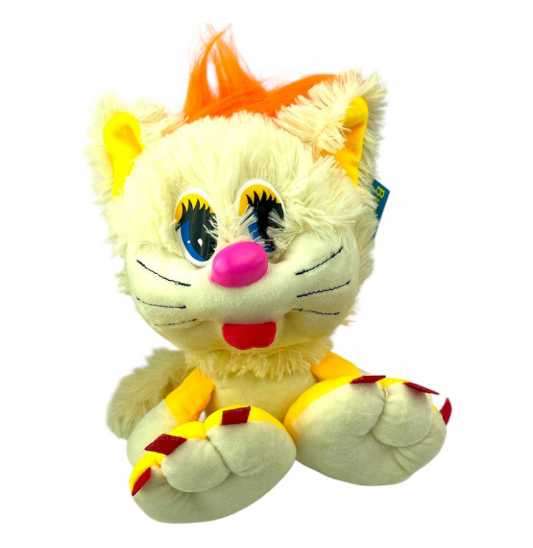 Мягкая игрушка Коротышка кот 30 см 0071_White