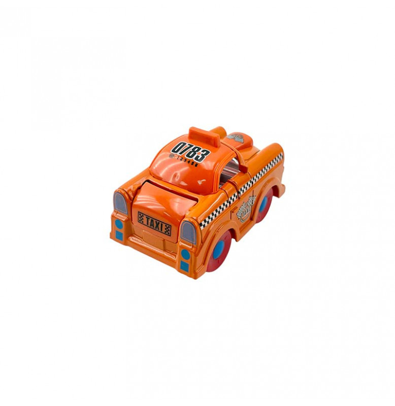Машина "TAXI" металлическая, инерционная, .9*5*5см 783 117_Orange
