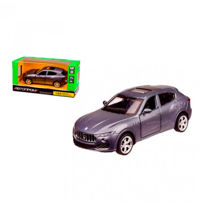 Машина мет.АВТОПРОМ 1:43 Maserati Levante SUV,2 цвета, отк.двери, короб. 14,5* 4321_Gray