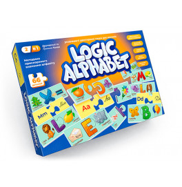 Пазлы-ассоциации Danko Toys "Logic Alphabet" развивающие G-LoA-01-04U