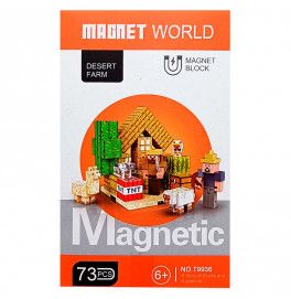 Конструктор магнитный Magnet world 73 кубика и фигурки T9936