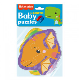 Магнитные беби пазлы Vladi Toys "Fisher Price. Динозаврики" англ VT3208-16