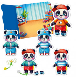 Развивающая игра Vladi Toys "Панда" с липучками VT1320-06