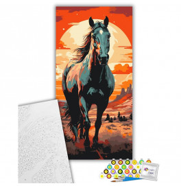 Картина по номерам Art Craft "Horse art" 40x80 см 11541-AC