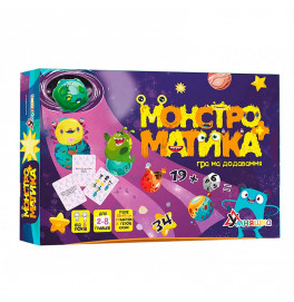 Настольная игра Умняшка "Монстроматика" на добавление обучающая 2071