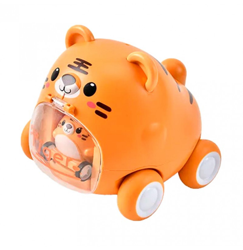 Инерционная машинка «Тигрёнок» с запуском HC-311_Orange