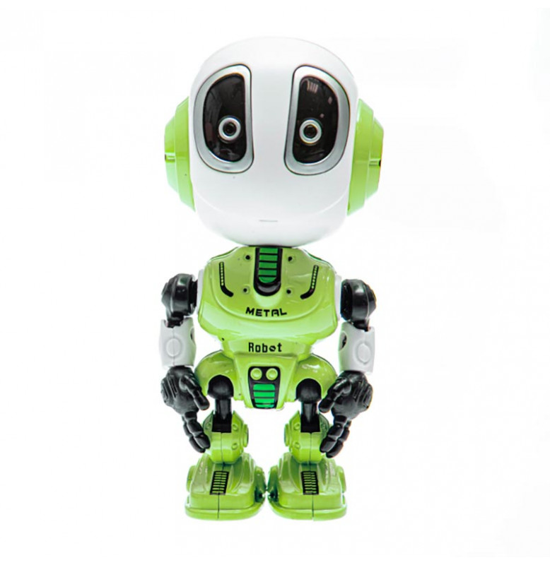 Интеркативная игрушка робот со светом и звуком MY66-J1202_Green