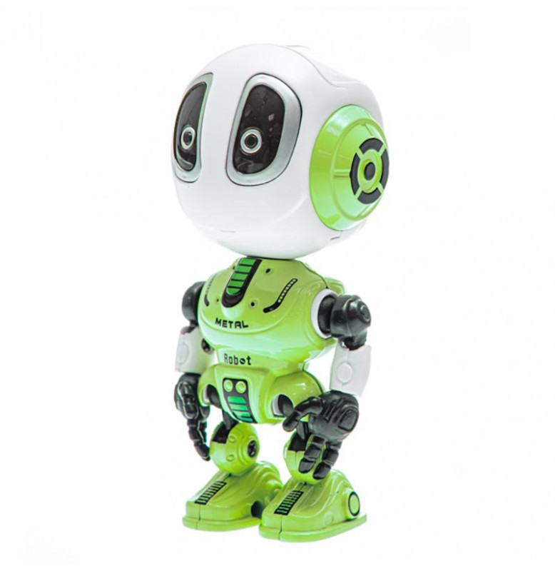 Интеркативная игрушка робот со светом и звуком MY66-J1202_Green