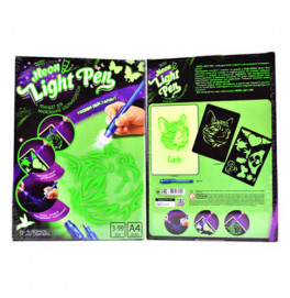 Набір для творчості Danko Toys "NEON LIGHT PEN" розвиваючий NLP-01-01U,NLP-01-02U