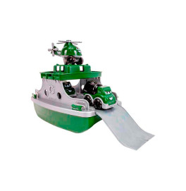 Игровой набор Технок Военная Лодка с техникой 9369