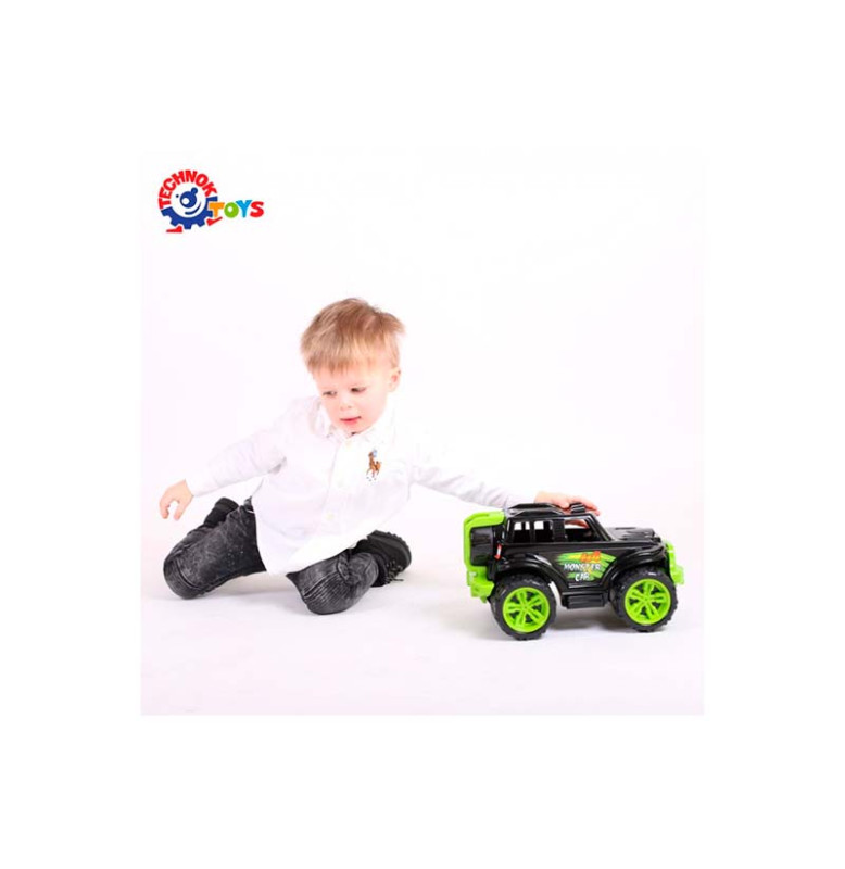 Машинка Технок Джип Монстр Кар пластикова 4623_Green