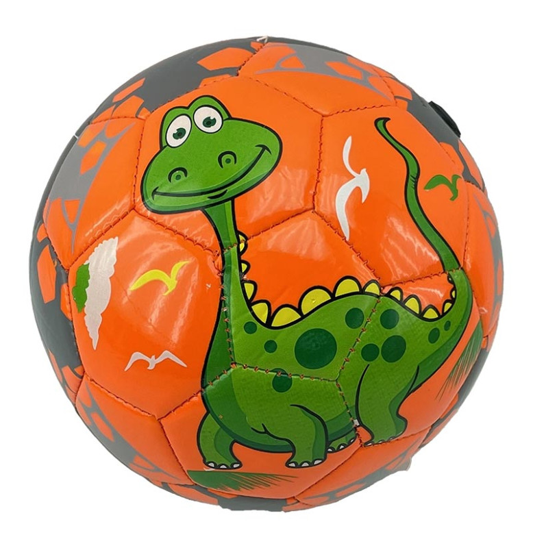 М'яч футбольний Динозаври 2 дитячий розмір 2000996114512_Green-Orange