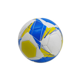 Мяч футбольный "5 PVC 320-350 гр сине-желтый ABT007 Мяч футбольный "5 PVC 320-350 гр сине-желтый ABT007