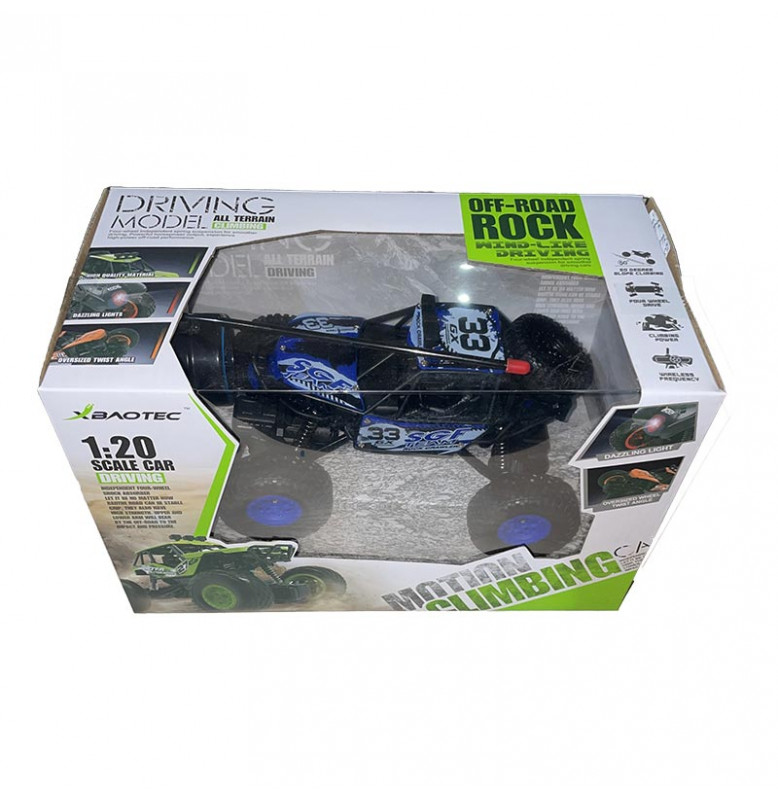 Машина р/у арт. XB1052 (36шт/2) акум. 3цвета, короб. 28*15*17,5см XB1052_Blue