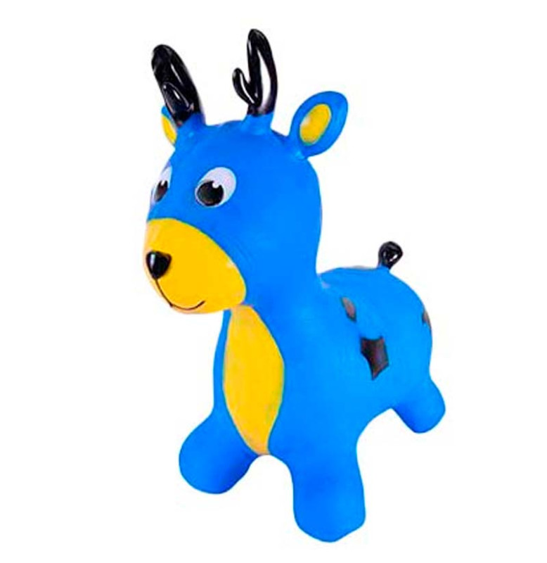 Стрибун гумовий арт. RB2518 Олень 1400 гр RB2518_Blue
