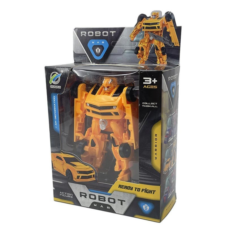 Фігурка робота трансформера пластикова 168-61_Bumblebee