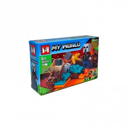 Конструктор My World незер блочный пластиковый