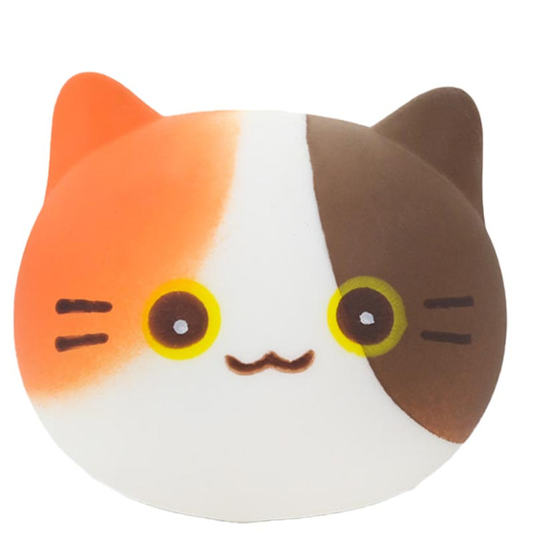 Игрушка Антистресс Сквиш YabbaDabba котик 8 см YD2562_Orange