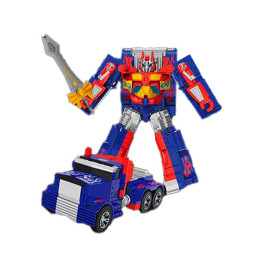 Робот трансформер 3-7A_Blue-Red