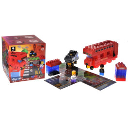 Конструктор qbee "Block&Steps: Городские Маршруты" 129 деталей блочный QB300-203