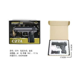 Игрушка Пистолет металлический на шариках C27A