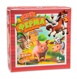 Настольная игра Strateg Моя ферма развлекательная на украинском языке (30435)