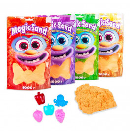 Magic sand в пакете оранжевый, 1 кг 39404-7