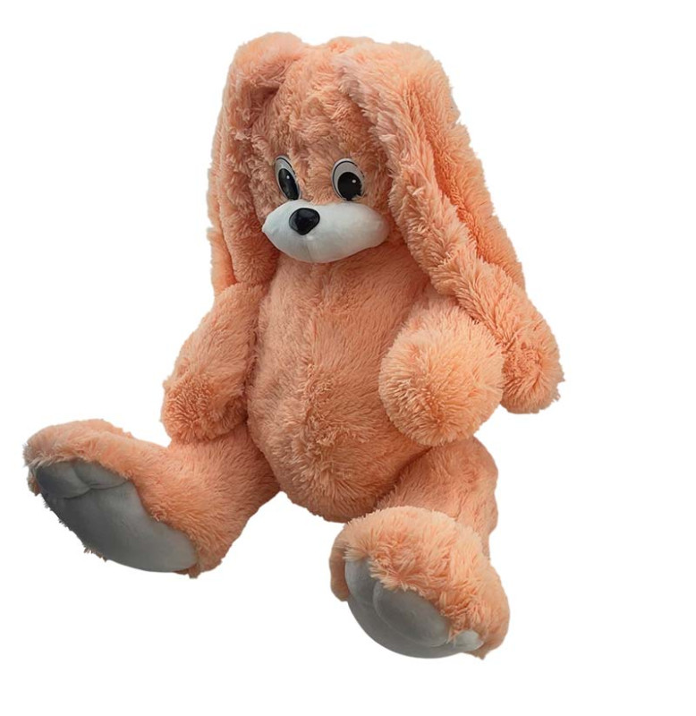 М'яка іграшка Зайка Сєня 70 см 0088_Orange