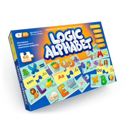 Пазлы-ассоциации Danko Toys "Logic Alphabet" развивающие