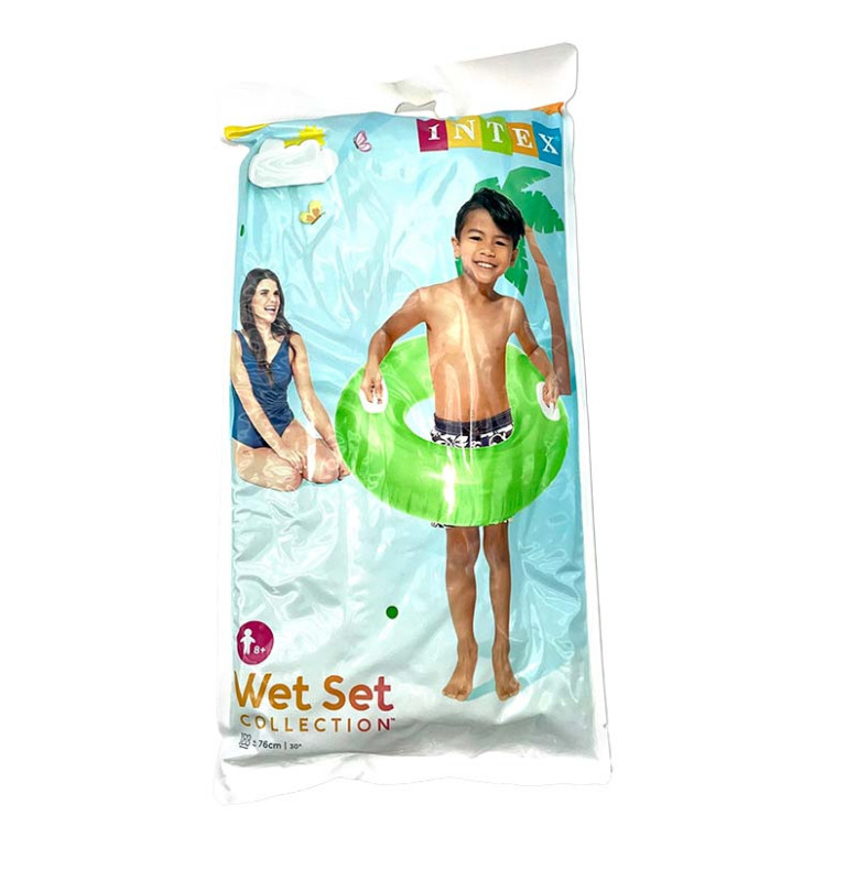 INTEX Коло "Кольоровий" з ручками 59258_Green