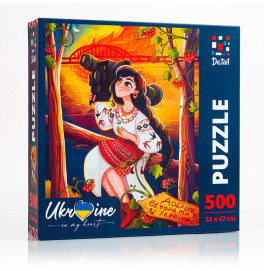 Пазл Vladi Toys "Украиночка с джавелином" De.tail 500 элементов