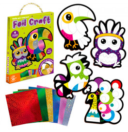 Набор для творчества Vladi Toys "Foil craft. Birds" VT4433-12