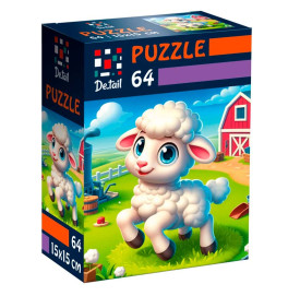 Пазл De.tail Ловкая овечка 64 детали DT1234-22
