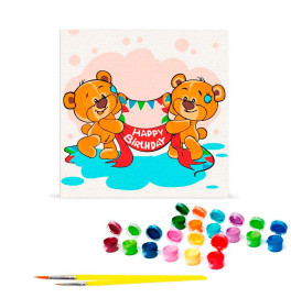 Картина по номерам "День Рождения" 30*30 см 15571-AC Картина по номерам "День Рождения" 30*30 см 15571-AC