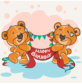 Картина по номерам "День Рождения" 30*30 см 15571-AC Картина по номерам "День Рождения" 30*30 см 15571-AC