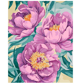 Картина за номерами Art Craft "Лілові квітки" 40*50 см 13161-AC Картина за номерами Art Craft "Лілові квітки" 40*50 см 13161-AC