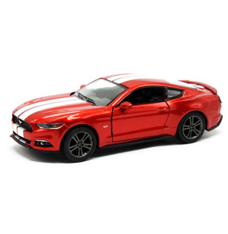 Модель легкова "2015 Ford Mustang GT" метал відкриваються двері KT5386FW_Red