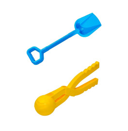 Игровой набор Бамсик Зимние игрушки №2 с лопаткой и снежоклипом 118/7_Blue-Yellow Игровой набор Бамсик Зимние игрушки №2 с лопаткой и снежоклипом 118/7_Blue-Yellow