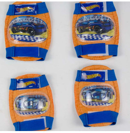Спортивне спорядження арт.HL0112, Hot Wheels, наколінники, налокітники у сітці HL0112
