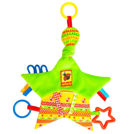 Игрушка мягконабивная Звезда с кольцами МС 030602-02